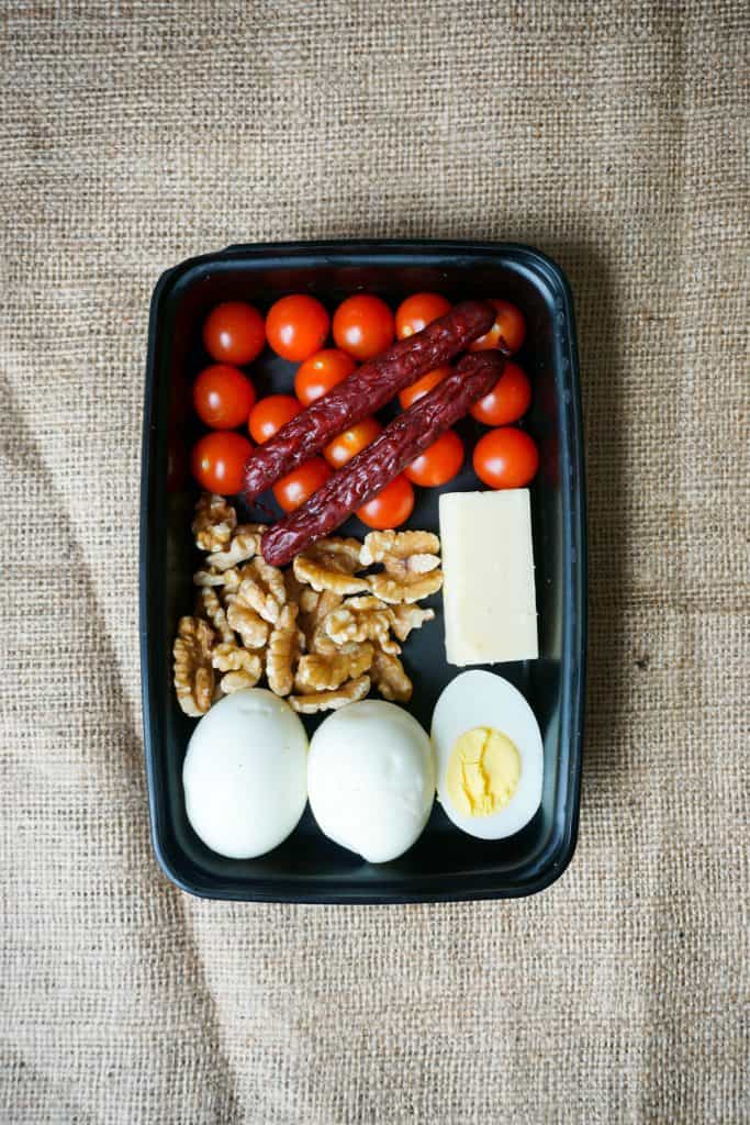 This keto snack box is one of our many low carb meals that can be made from walmart! They can be used as meal prep, and stuck in the fridge for later in the week!