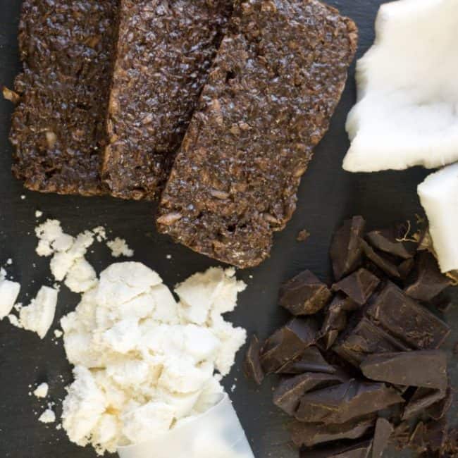 Keto Bars keto bars overhead close
