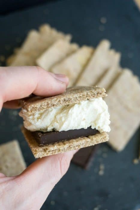 It's camping season all year round with this guilt free, keto-friendly, low carb smores recipe!