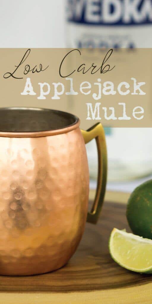 Our keto Apple Cider Moscow Mule is a low carb, spicy twist on the classic drink, perfect for fall time!
