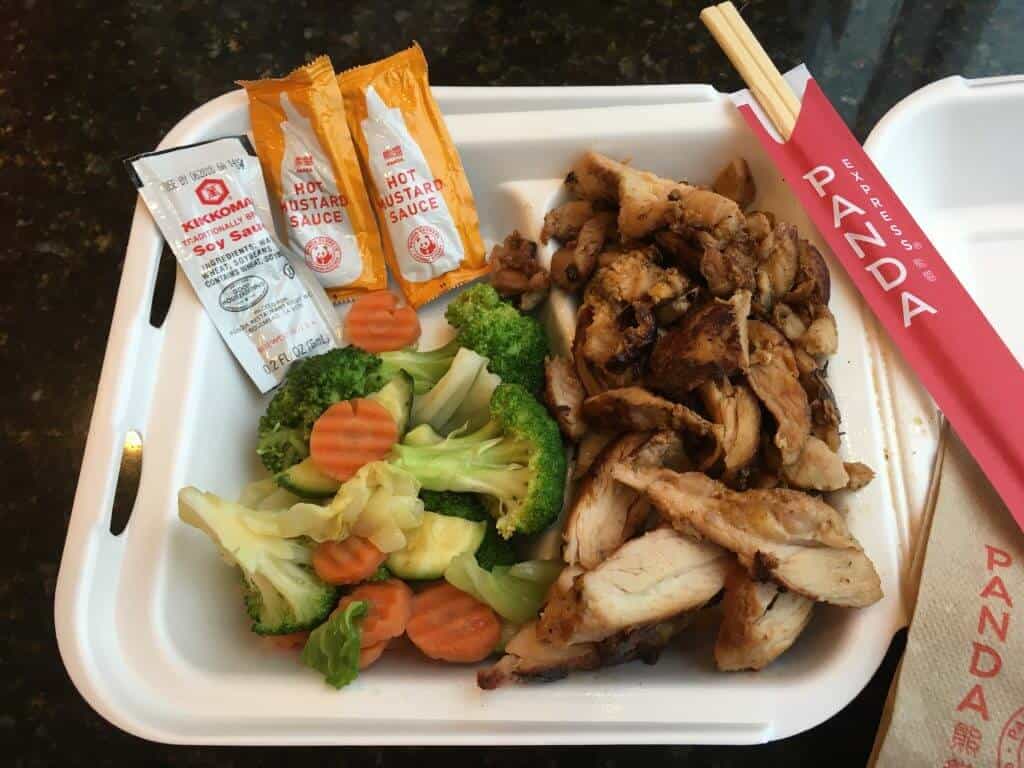 panda express plate