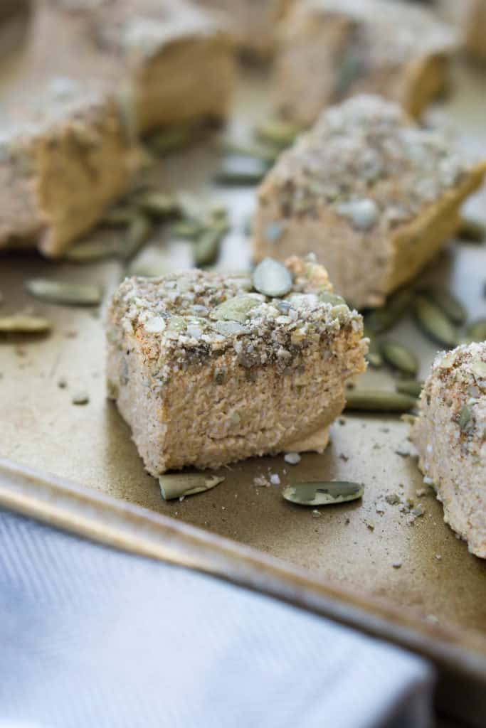 Piece of Pumpkin Fudge Our keto no bake, easy pumpkin fudge is the perfect low carb, indulgent way to treat yourself this holiday season!