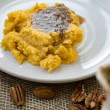 Healthy Sweet Potato Casserole | Pecan Cinnamon Sauce! - KetoConnect