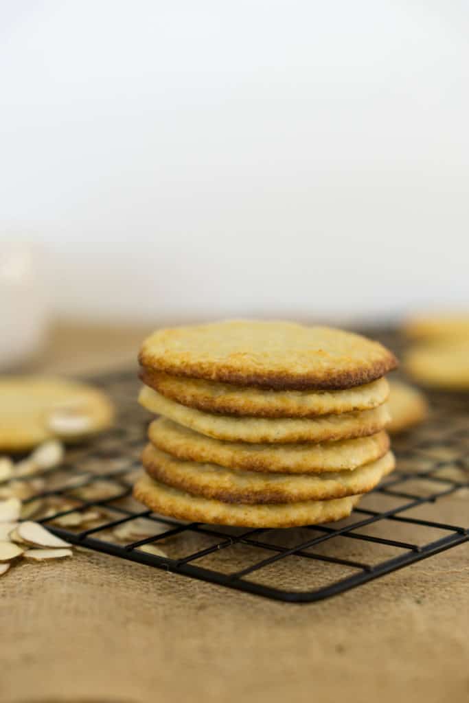 Our low carb Almond Ricotta Cookies are soft and perfect for a post dinner treat!