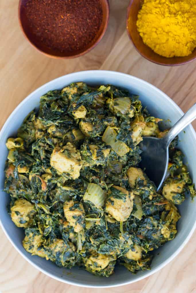 Our low carb Chicken Saag Recipe uses a combination of spices and convenient ingredients so you can make this delicious dish any night of the week! 
