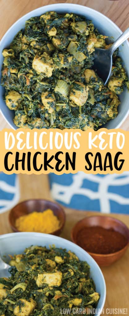Our low carb Chicken Saag Recipe uses a combination of spices and convenient ingredients so you can make this delicious dish any night of the week! 