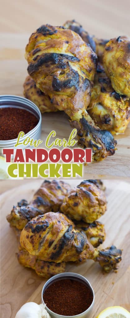 Our easy tandoori chicken uses a combination of simple flavors and a low carb marinade to create a tender, spicy take on an Indian classic dish!