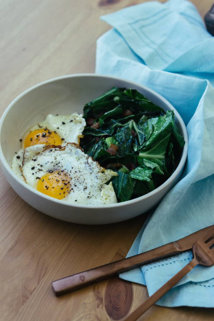 Our Keto Diest Breakfast Bowl will only take you five minutes to make and will keep you satisfied all morning long!