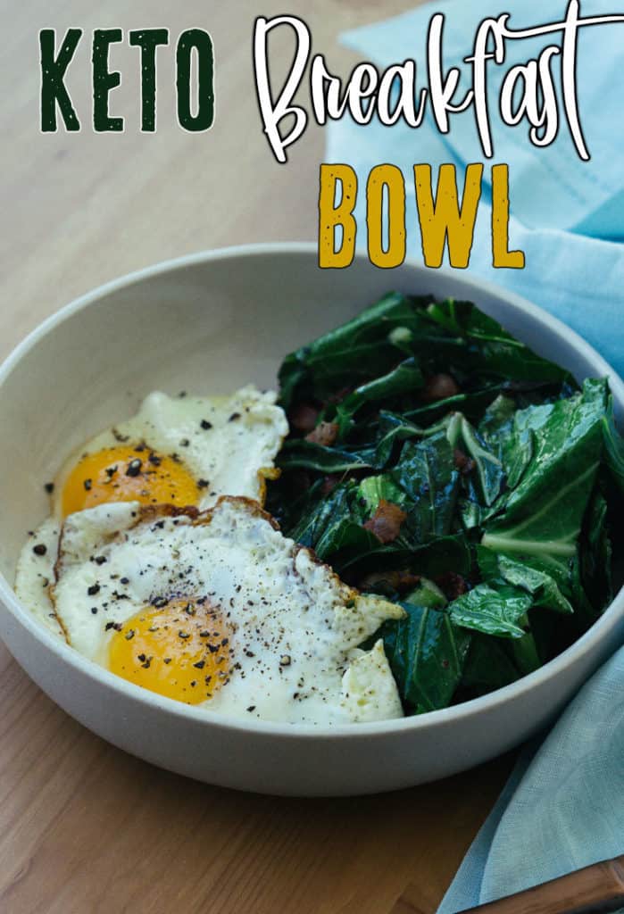 Our Keto Diest Breakfast Bowl will only take you five minutes to make and will keep you satisfied all morning long!