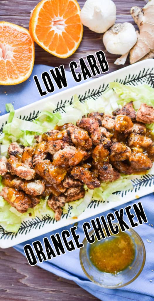 This Low Carb Orange Chicken is the perfect Chinese take-out replacement when you're looking to stay on track and eat healthy!