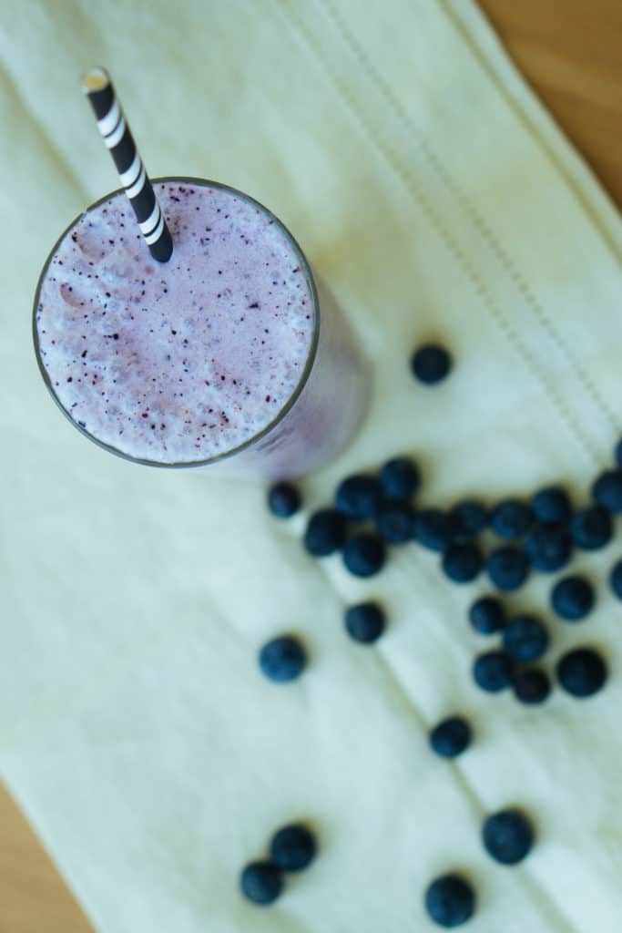 Our Blueberry Cheesecake Smoothie is a great option to start your day off with something sweet, keto friendly,  and low in carbs!