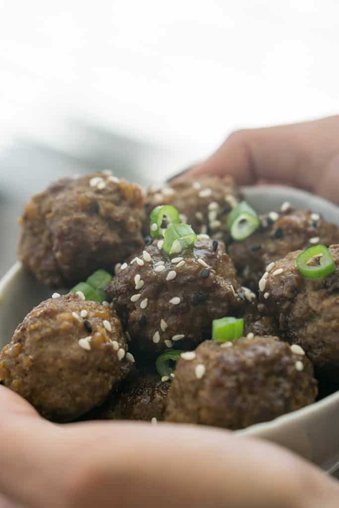 Our Low Carb Korean Meatballs make for a perfectly tender and flavorful keto friendly appetizer!