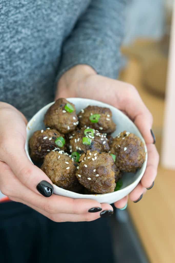 Our Low Carb Korean Meatballs make for a perfectly tender and flavorful keto friendly appetizer!