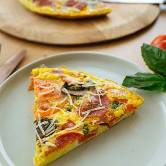 pizza frittata