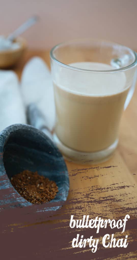 This keto Dirty Chai Tea Latte has the perfect combination of creamy rich flavors with a shot of espresso for an extra kick!