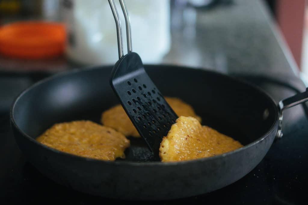 These keto Pork Rind Pancakes are zero carb and packed with flavor for a perfect side dish to complete your next dinner!