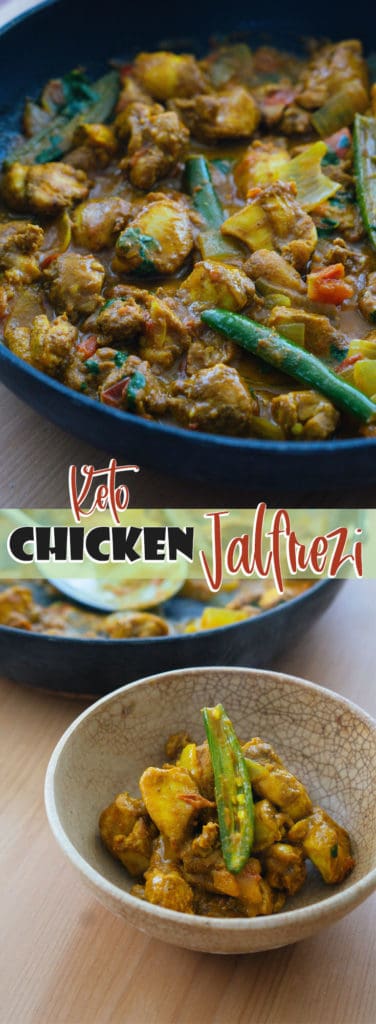 This Keto Chicken Jalfrezi combine fresh and flavorful ingredients to make the perfect Indian take-out replacement!