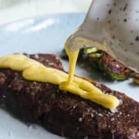 Bernaise Recipe This easy bernaise recipe is the perfect topping for meats and veggies to give you a creamy, delicious balance!