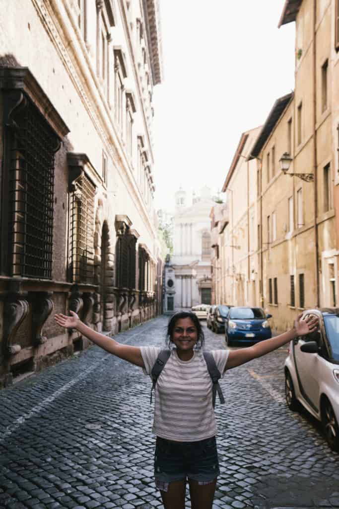 The streets of rome are beautiful, this airbnb in rome that we stayed at was a perfect location that we highly recommend. We will tell you how to stay low carb, even in rome!