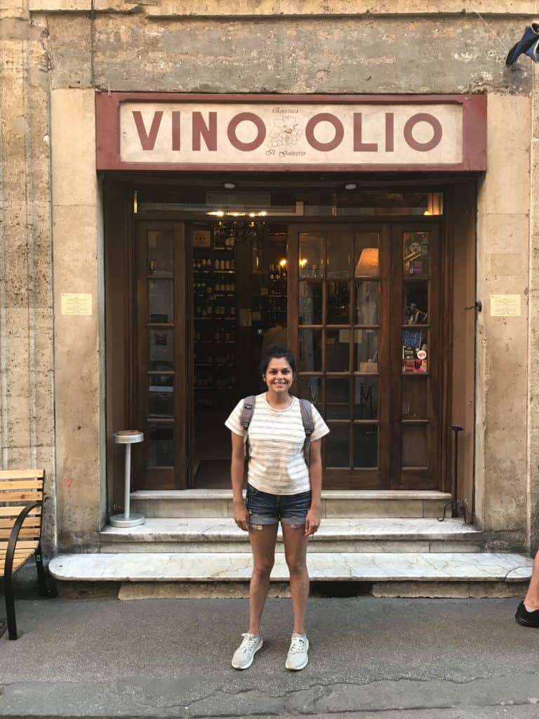 Vino Olio was our favorite spot to eat while in rome. It had plenty of keto options while still being delicious!