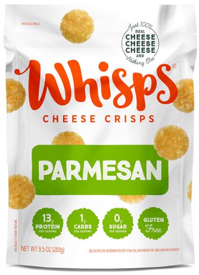 keto costco cello whisps parmesan crackers