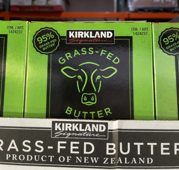 keto costco costco kirkland brand grass fed butter