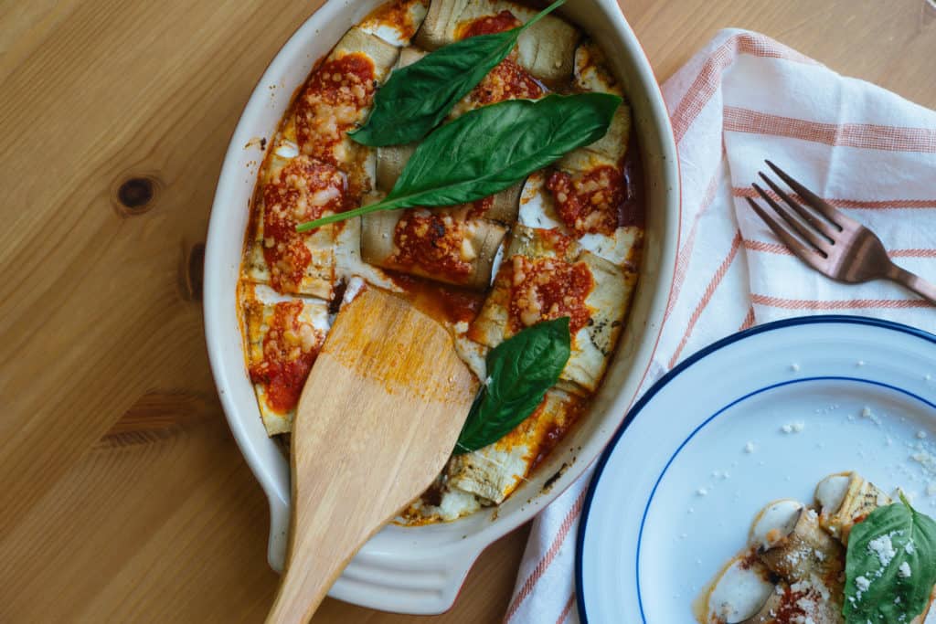 With our keto Eggplant Manicotti Italian is back on the menu and better than ever packing all the flavor and none of the carbs!