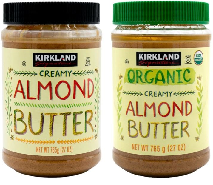 kirkland signature almond butter options