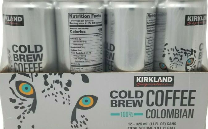 keto costco cold brew coffee kirkland brand from costco