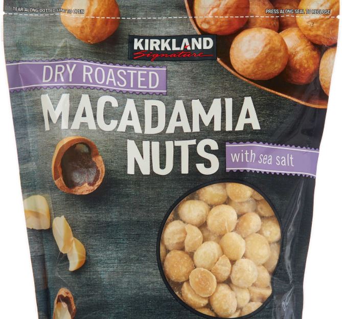 kirkland brand macadamia nuts large bag