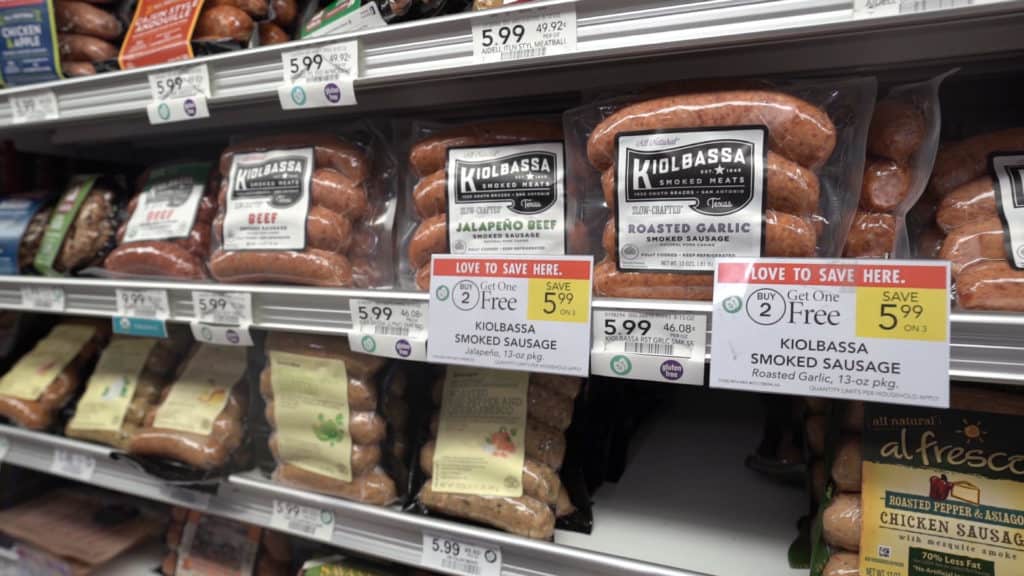 Publix has a lot of our favorite sausage brands. These sausages have are very high quality and perfect for any quick and easy keto lunches!