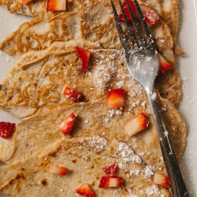 Keto Crepes keto crepes close up