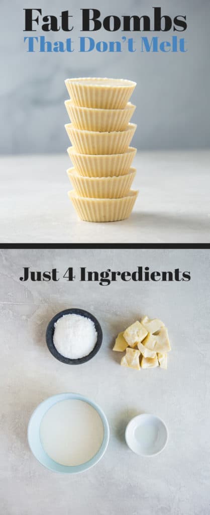 The Best Keto Fat Bombs are shelf stable, delicious and simple to make for the perfect on the go snack! These fat bombs only have four ingredients!