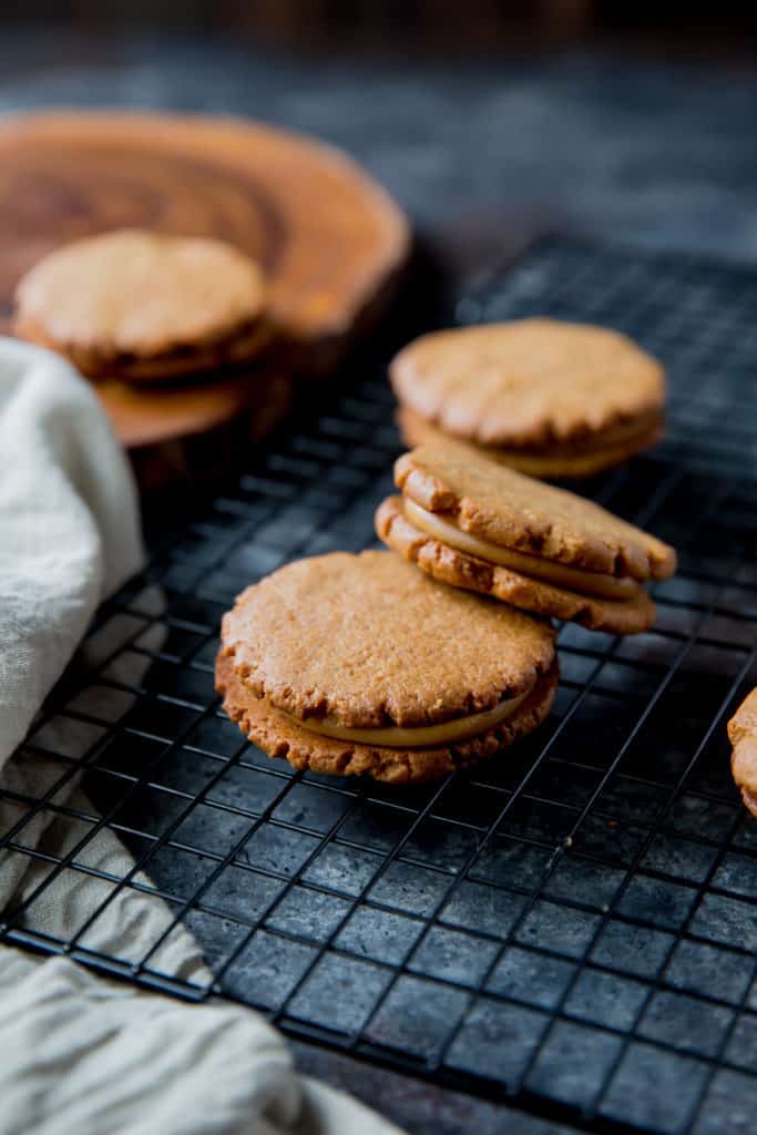 Our Keto Peanut Butter Cookies are the perfect low carb replacement for nutter butters and great for packing in your kids lunch boxes!