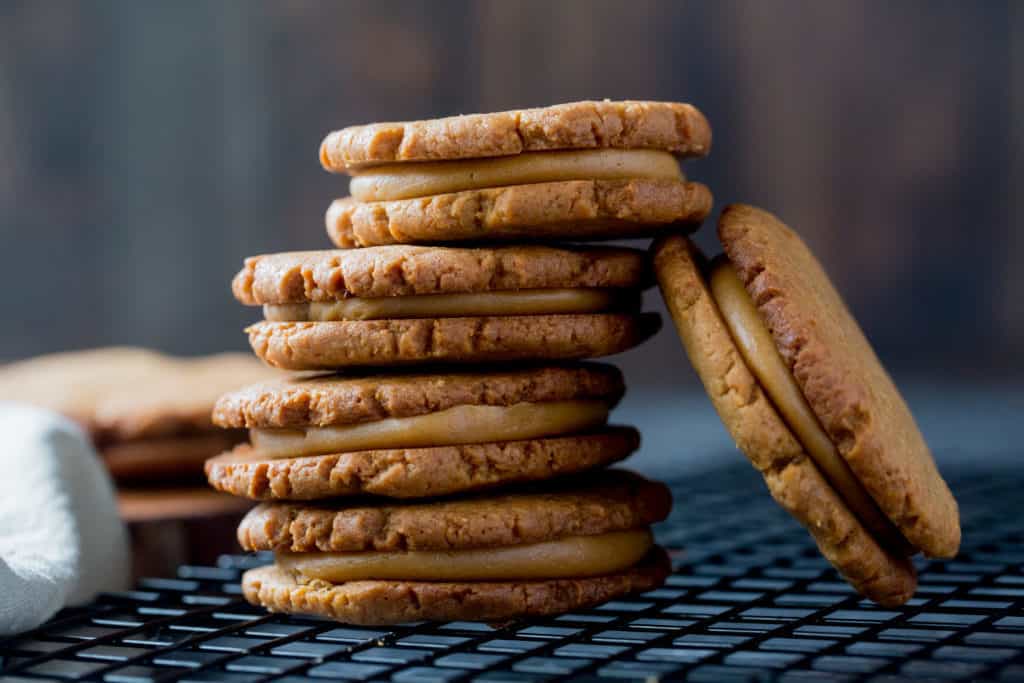 Pila de keto galletas