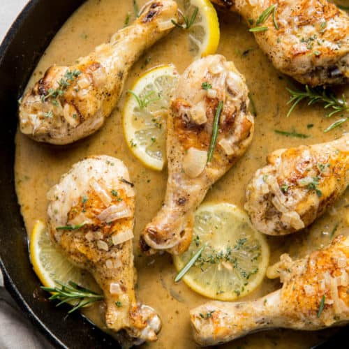 Oven Baked Drumsticks Butter And Herb Sauce! KetoConnect