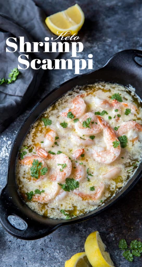 Our low carb creamy shrimp scampi is quick to whip up and hits all the right flavor notes!
