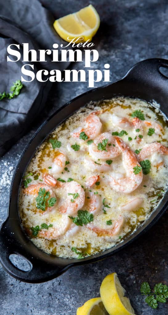 creamy-shrimp-scampi-pinterest Our low carb creamy shrimp scampi is quick to whip up and hits all the right flavor notes!