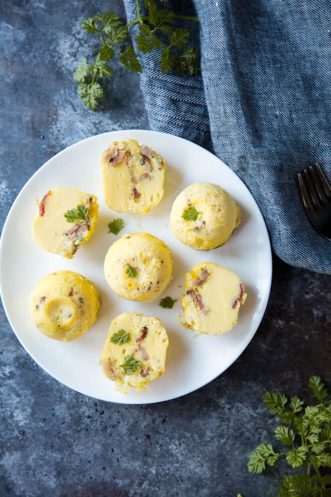 Unlike the egg bites at Starbucks, our egg bites are low in carb and high in quality and taste!