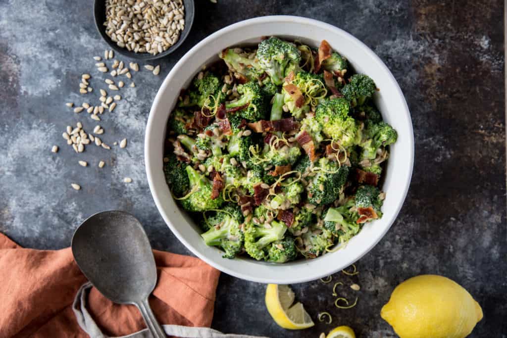 broccoli salad with bacon