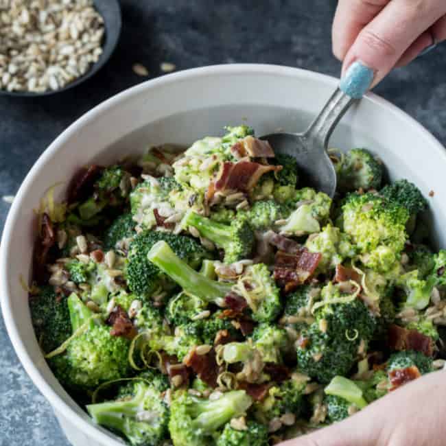 Keto Broccoli Salad Keto Broccoli Salad