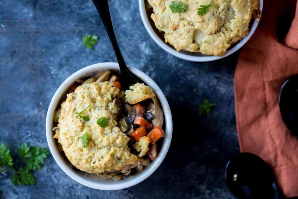 This Keto Chicken Pot Pie recipe transforms a high carb classic, but using the same veggies into a delicious low carb meal everyone will love! Perfect for a little snack, appetizer, side dish, or meal!