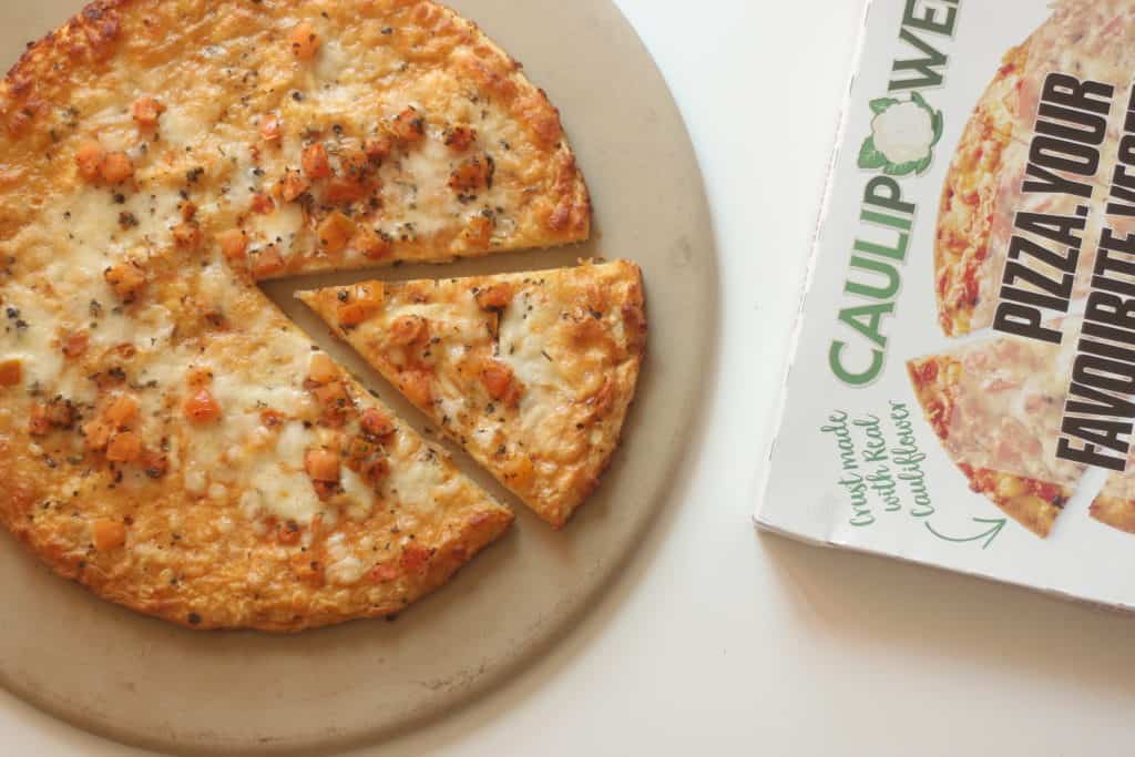 Cauliflower does not always mean keto, this frozen caulipower pizza has a large amount of carbs which makes it not ideal for a keto diet. Our homemade Cauliflower pizza recipe is a much better alternative.