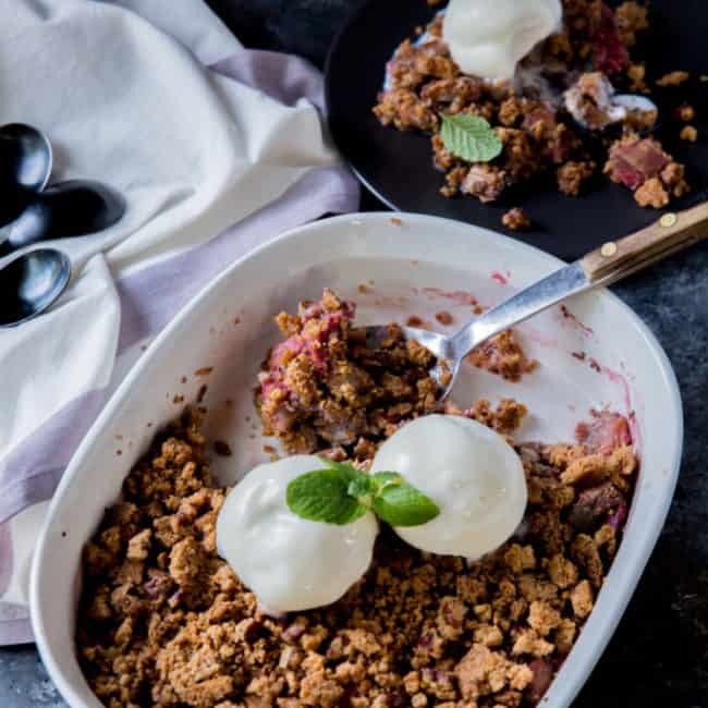 Rhubarb Crisp Recipe