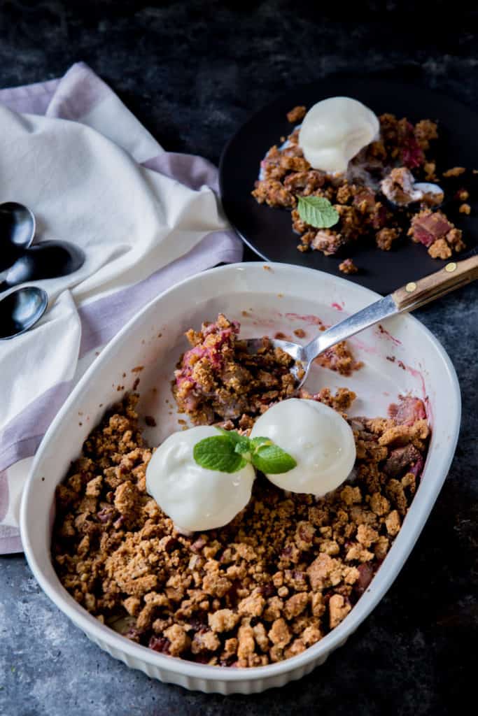 Keto Rhubarb Crisp Recipe-image