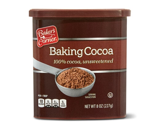 aldi keto Baker’s Corner Unsweetened Baking Cocoa