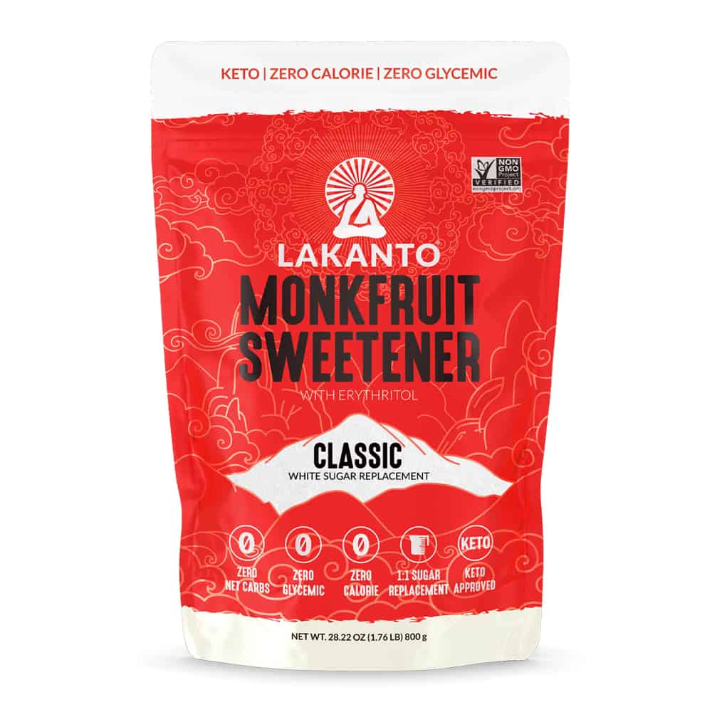 monk fruit sweetener by lakanto