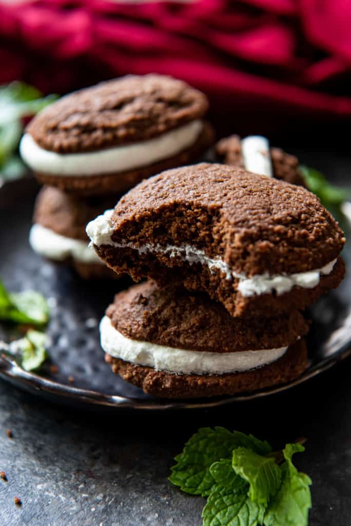 Peppermint Chocolate Whoopie Pies Ketoconnect
