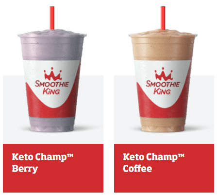 Smoothie King Nutrition Chart