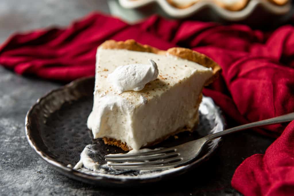 eggnog pie eggnog pie